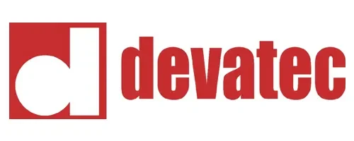 Logo Devatec, entreprise spécialisée dans le traitement d’air et l’humidification industrielle, implantée en Normandie